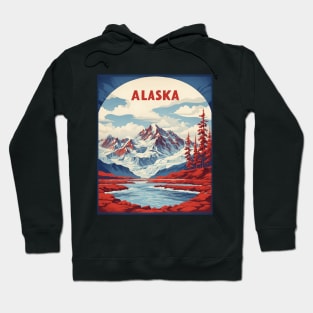 Alaska United States of America Tourism Vintage Poster Hoodie